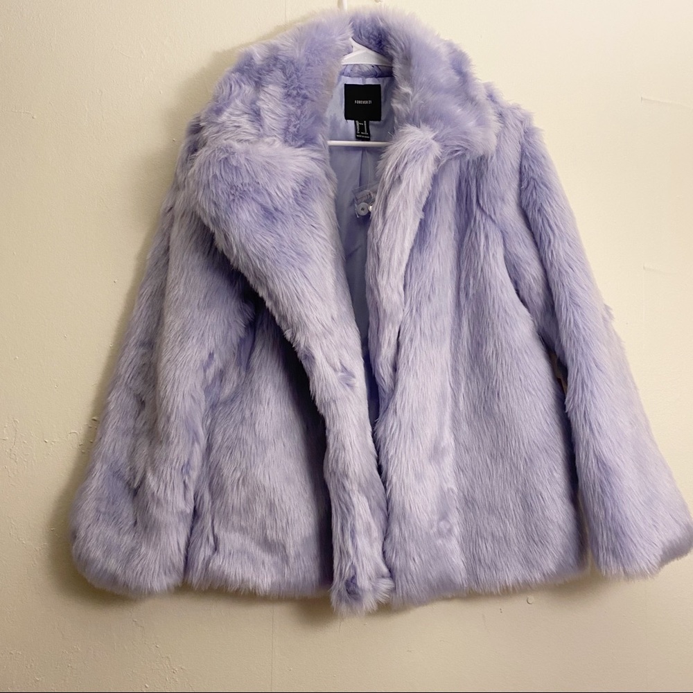 Purple Fur Jacket